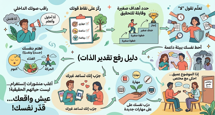 دليل رفع تقدير الذات